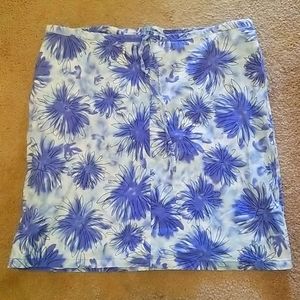 Flowered skirt
